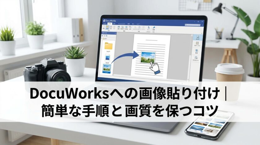 DocuWorksへの画像貼り付け｜簡単な手順と画質を保つコツ